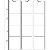5 feuilles Numis 44   12 cases 44 mm Leuchtturm NH12 315584