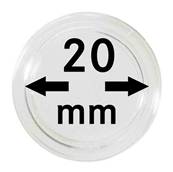 10 Capsules 20 mm pour pieces 10 cent euro LINDNER 2250020P