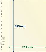 10 feuilles neutres LINDNER T 802112P