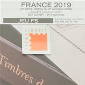 Jeu France Futura FS 2019 2e semestre Yvert et Tellier 133376