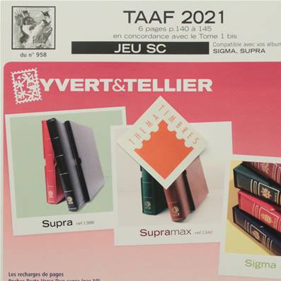 Jeu TAAF SC 2021 Yvert et Tellier 136133
