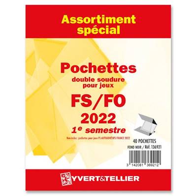 Pochettes 1er semestre 2022 pour FS FO Yvert et Tellier 136921