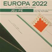 Jeu EUROPA Futura FE EUROPA 2022 Yvert et Tellier 137569