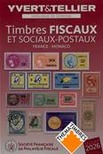 Les Timbres fiscaux et socio postaux version 2026 Yvert et Tellier