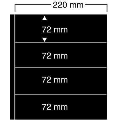 5 feuilles 454 pour classeur Compact A4 Safe