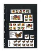 5 feuilles UNIPLATE noires 075 LINDNER