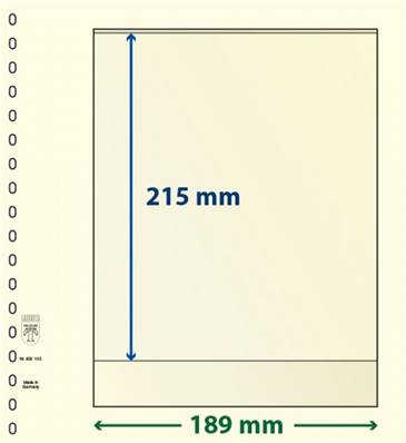 10 feuilles neutres LINDNER T 802102P