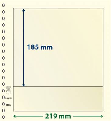 10 feuilles neutres LINDNER T 802109P pour Trésors de la philatélie