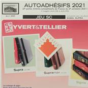 Jeu France SC 2021 2e semestre Autoadhsifs Yvert et Tellier 136129