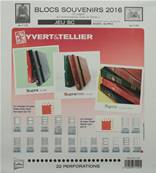 Jeu France SC Blocs Souvenirs 2016 Yvert et Tellier 871120
