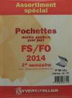 Assortiment pochettes 2e semestre 2014 pour Futura FS FO Yvert et Tellier 21711
