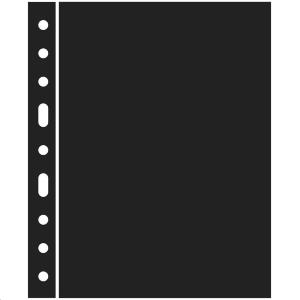 5 intercalaires en plastique noir GRANDE ZWL Leuchtturm 331602
