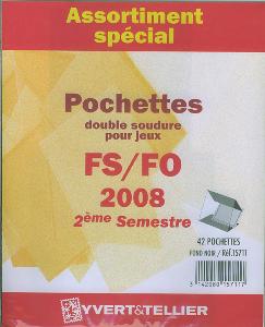 Assortiment pochettes 2e semestre 2008 pour Futura FS FO Yvert et Tellier 15711