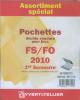 Assortiment pochettes 1er semestre 2010 pour Futura FS FO Yvert et Tellier 17710