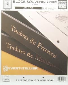 Jeu France Futura FS 2009 Blocs Souvenirs Yvert et Tellier 690071