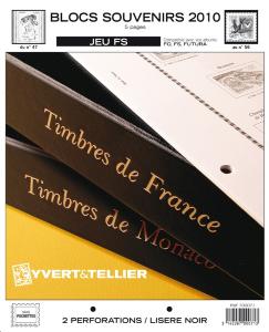 Jeu France Futura FS 2010 Blocs Souvenirs Yvert et Tellier 700071